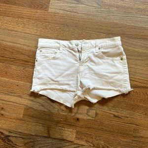 7FAM white shorts